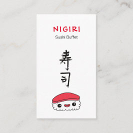 Cartão De Visita Restaurante de Sushi