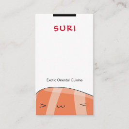 Cartão De Visita Restaurante de Sushi