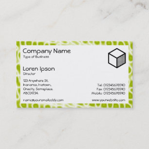 Cartão De Visita Retângulo - Abstrato 080716(8)