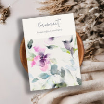 Retentor de Joias do Vazio de Script Floral Rosa P