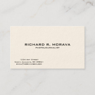 Cartão de visita retro