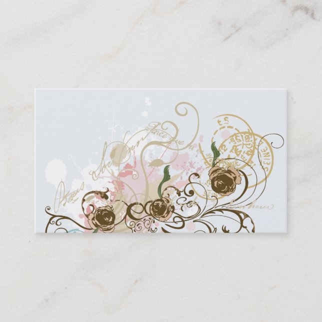 Cartão de visita retro (Frente)