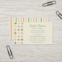 Retro Bloom Geométrico Impressão