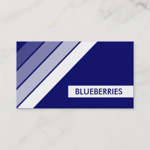 Cartão De Visita retro BLUEBERRIES