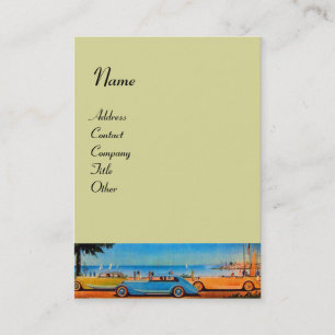 Cartão De Visita RETRO CARS - Automóvel de reparação automática