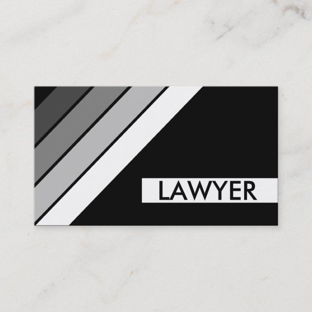 Cartão De Visita retro LAWYER (Frente)