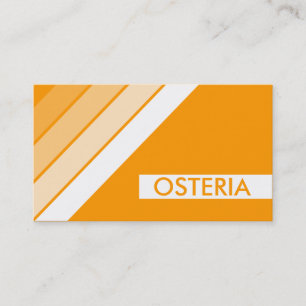 Cartão De Visita retro OSTERIA