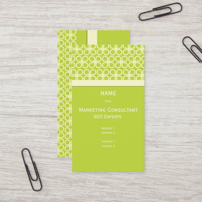 Cartão de visita retrô para designers/cores escura (Frente/Verso In Situ)