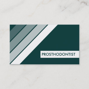 Cartão De Visita retro PROSTHODONTIST