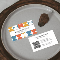 Retro Vintage inspirado no CÓDIGO QR amarelo alara