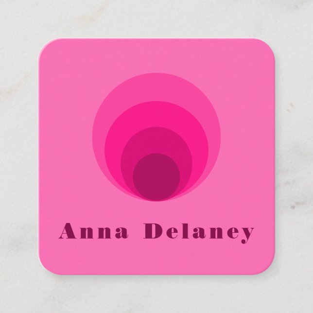 Cartão de visita retroinspirado (Frente)