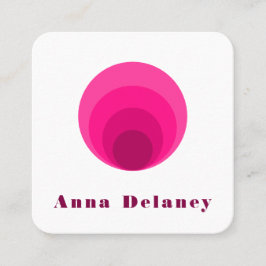 Cartão de visita retroinspirado