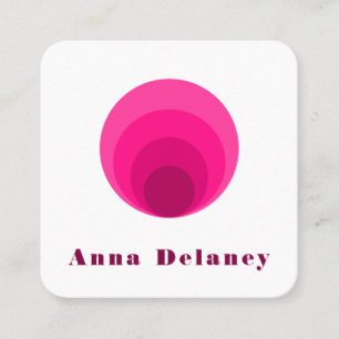 Cartão de visita retroinspirado