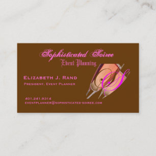 Cartão De Visita Reunião sofisticada