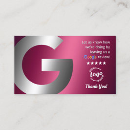 Cartão De Visita Revisões e Classificações do Google
