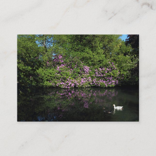 Cartão De Visita Rhododendrons (Frente)