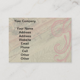 Cartão De Visita Rico de Vintage com Monge Colage Monte Carlo Viage