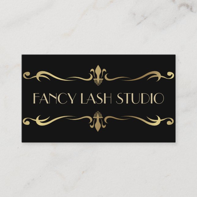 Cartão De Visita Rico Lash Extensions Studio, Salão (Frente)