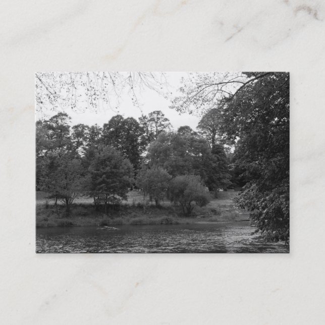 Cartão De Visita Rio Taff, Parque de Bute, Cardiff (Frente)