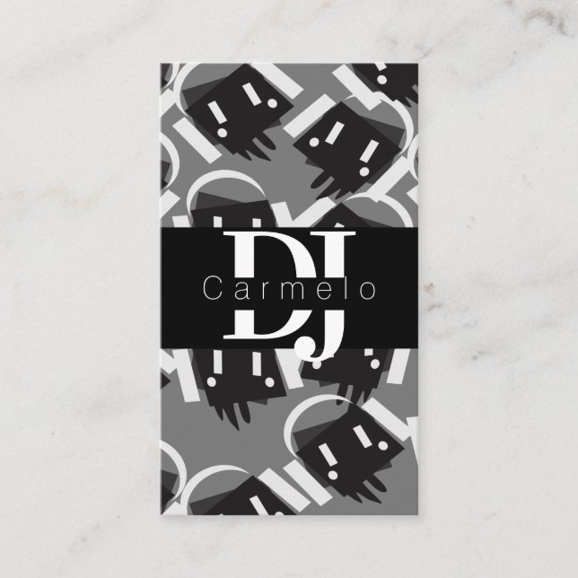 Cartão De Visita Robot Drivers Music Producer Night Club (Frente)