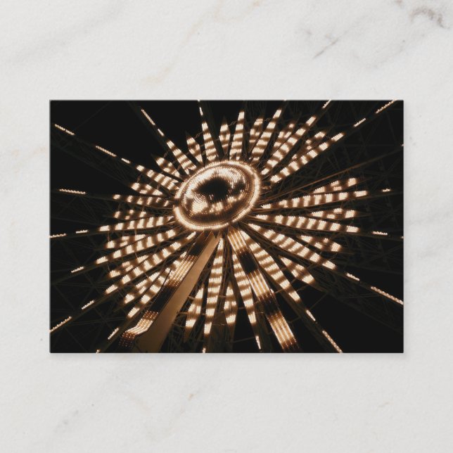 Cartão De Visita Roda Grande, Mini Foto (Frente)