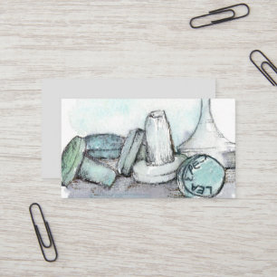 Cartão De Visita Rolhas De Vidro De Caça Relic Detectando Metais