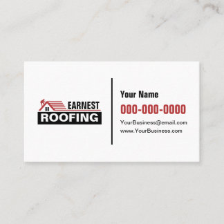 Cartão De Visita Roofing Business Cards