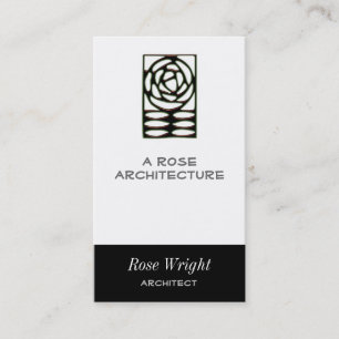 Cartão De Visita Rosa Arts & Artesanatos Ornament