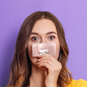 Cartão De Visita Rosa cor-de-rosa, Boutique Cloth Hanger