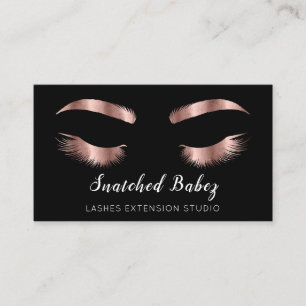 Cartão De Visita Rosa Microblading Makeup Eyelashes Eyelashes do Có