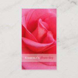 Cartão De Visita Rosa Rosa Rosa