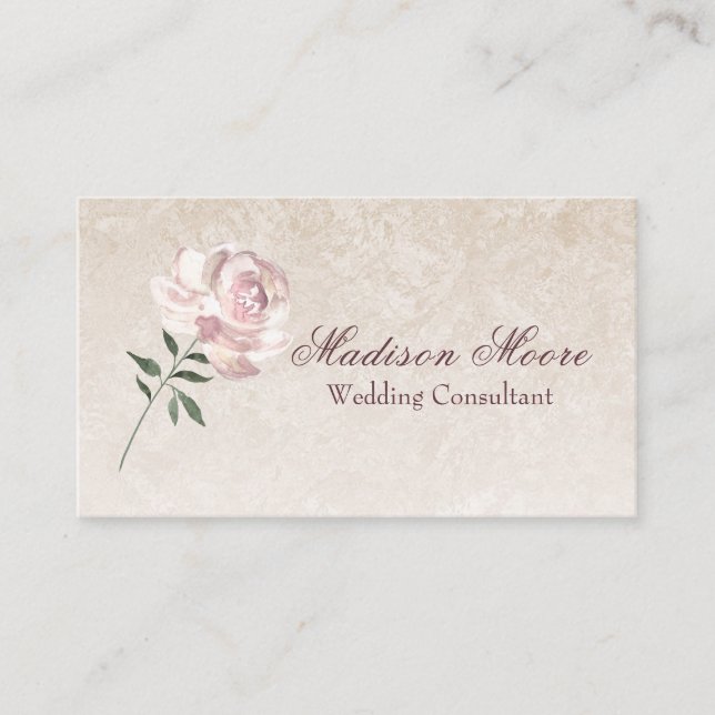 Cartão De Visita Rosa Rosa Rosa Rosa Rosa Em Sangue (Frente)