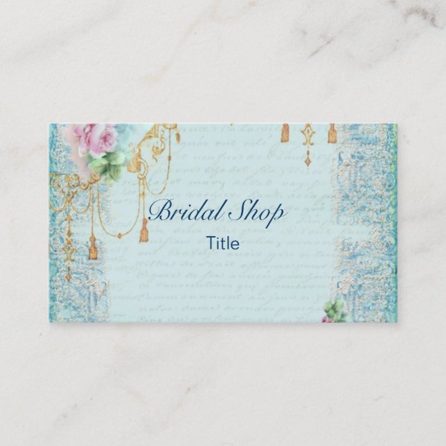 Cartão De Visita Rosa Rosa Rosa Rosa Rosa Rosa e Taszela Lace Femin (Frente)