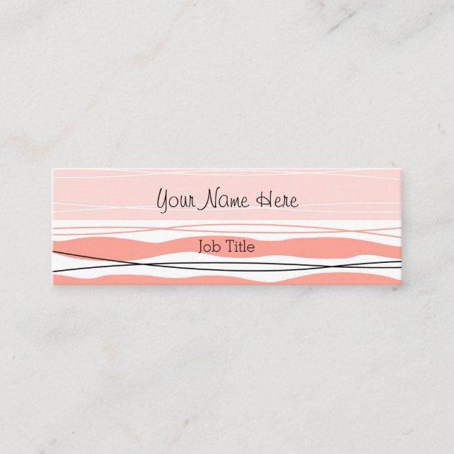 Cartão de visita rosa-rosa-rosa-rosa-rosa-rosa-ros (Frente)