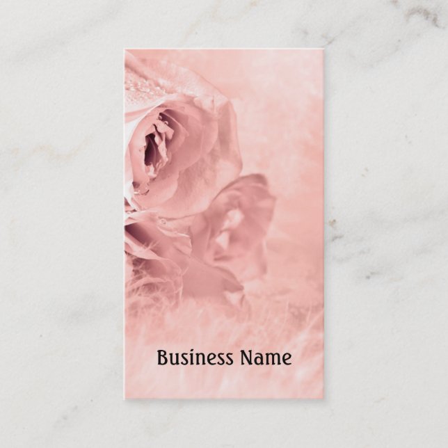 Cartão De Visita Rosas (Frente)