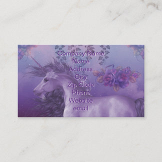 Cartão De Visita Rosas de outono da Unicorn