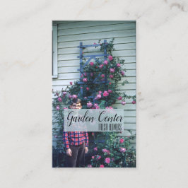 Cartão De Visita Rosas Flores Frescas Antigas