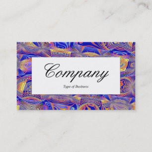 Cartão De Visita Rótulo central - Fractal Abstrato 061012a