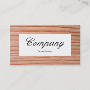 Cartão De Visita Rótulo central - Madeira 01