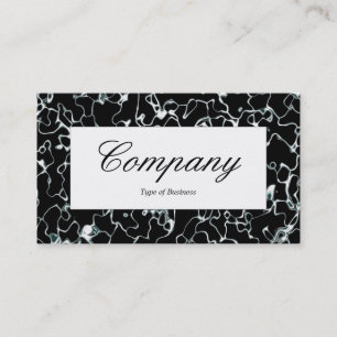 Cartão De Visita Rótulo central - Plasma