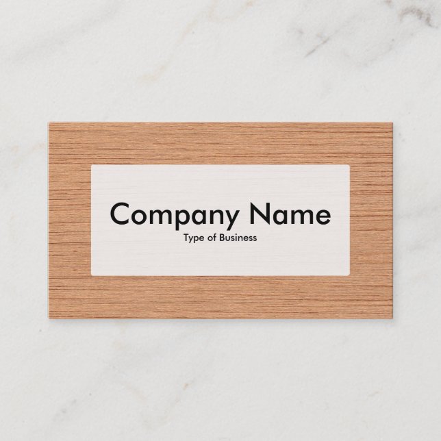 Cartão De Visita Rótulo central v3 - Madeira 06 (Frente)