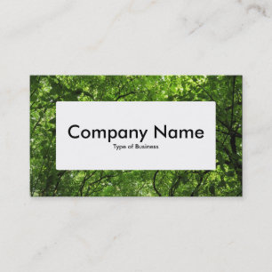 Cartão De Visita Rótulo central v4 - Cópia do Woodland