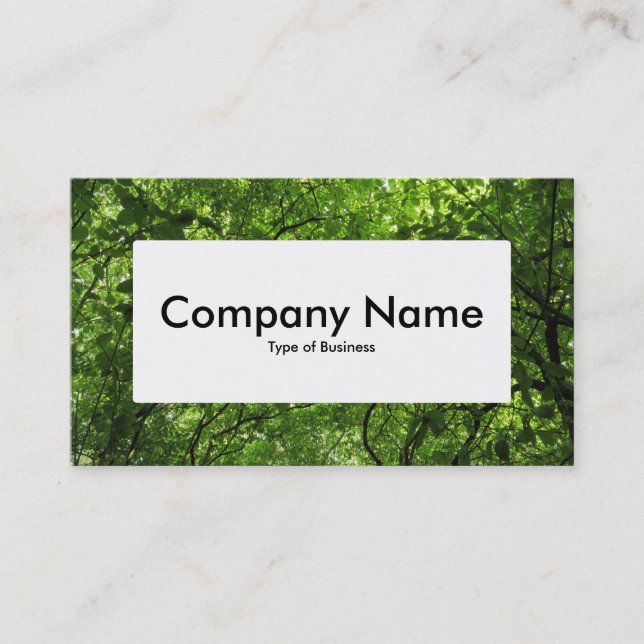 Cartão De Visita Rótulo central v4 - Cópia do Woodland (Frente)