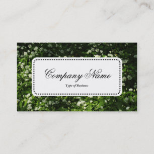 Cartão De Visita Rótulo central v5 - Alho selvagem