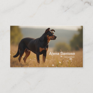 Cartão De Visita Rotweiller Dog