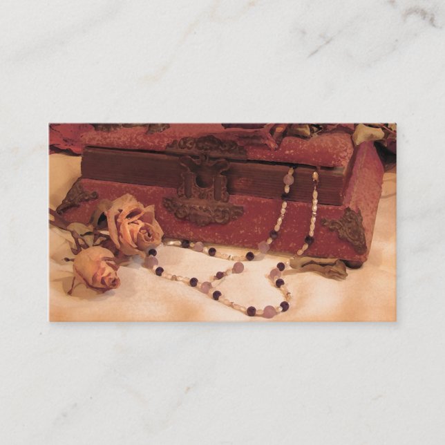 Cartão De Visita Roupa do vintage (Frente)