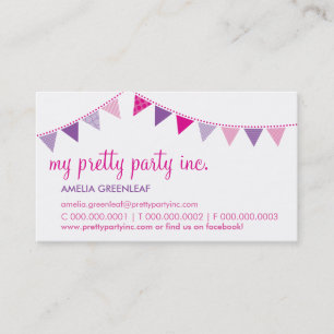 CARTÃO DE VISITA:: roxo bonito do rosa da