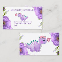 Roxo de Fralda de Borboleta do Dinossauro Púrpura