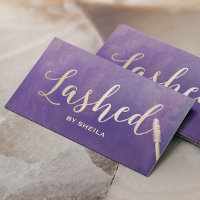 Roxo Elegante Do Artesanato Dourado Lash Makeup