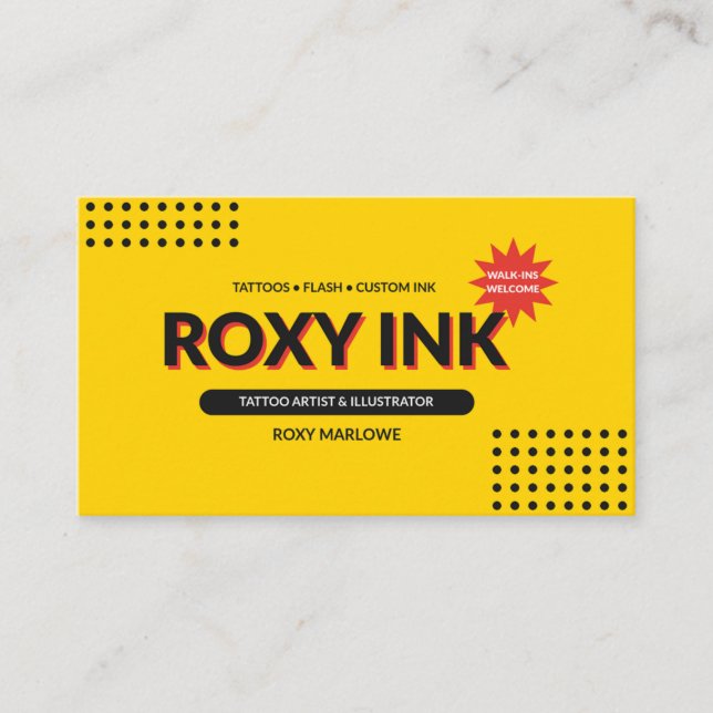 Cartão De Visita RoXY (Frente)